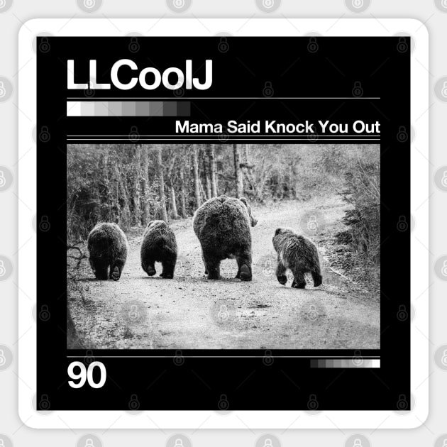 LL Cool J Vintage 90's Magnet by solutesoltey